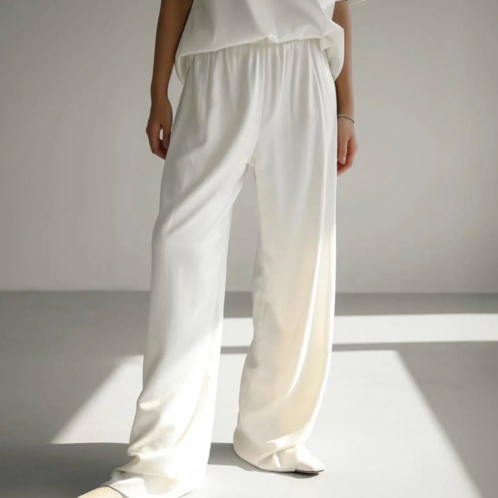 Marcela London Zax Silky Wide Leg Pants